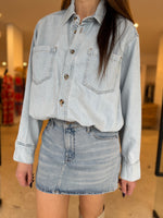 Load image into Gallery viewer, KHLOE DENIM SHIRT DRESS
