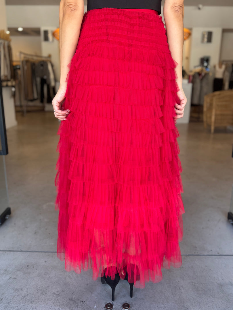 CHANCE SKIRT - BERRY