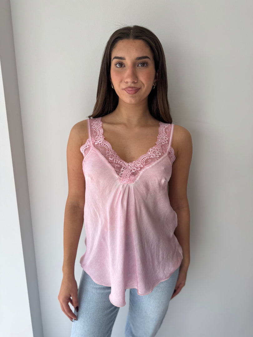 LACE CAMI * ROSA ANTIC