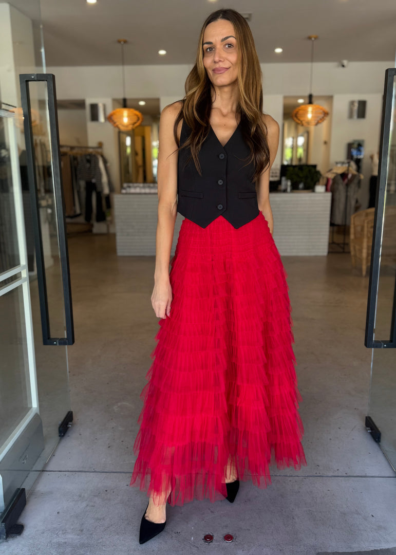 CHANCE SKIRT - BERRY