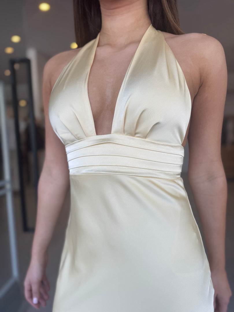 SYLVIE PLUNGE MAXI DRESS