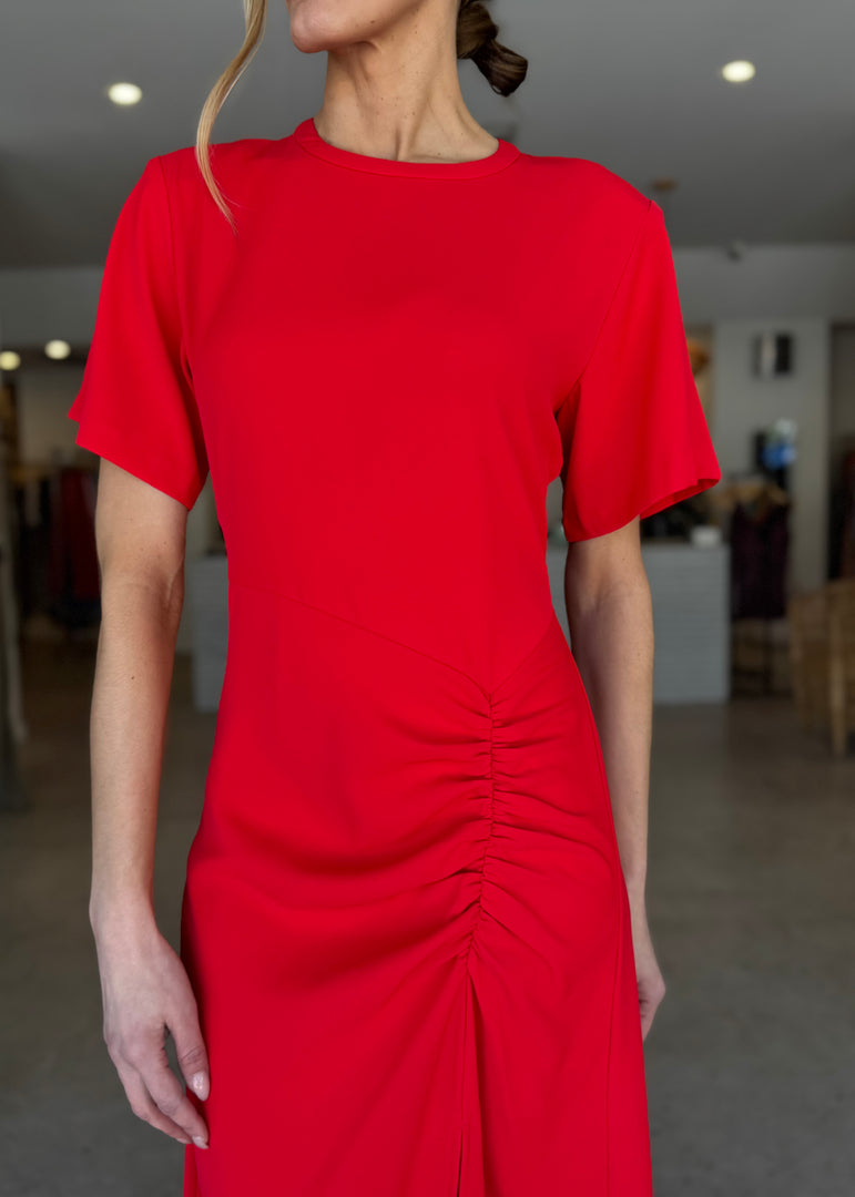 INFUSION MAXI DRESS - RED