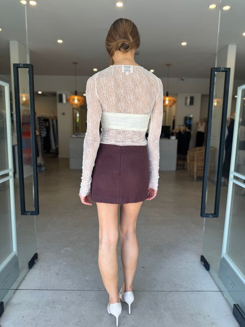 HAILEY WOOL SKIRT