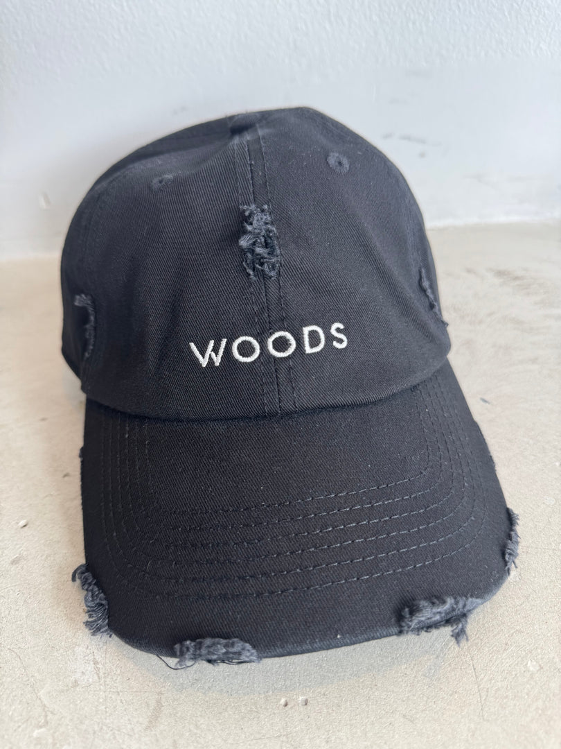 WOODS DISTRESSED CAP