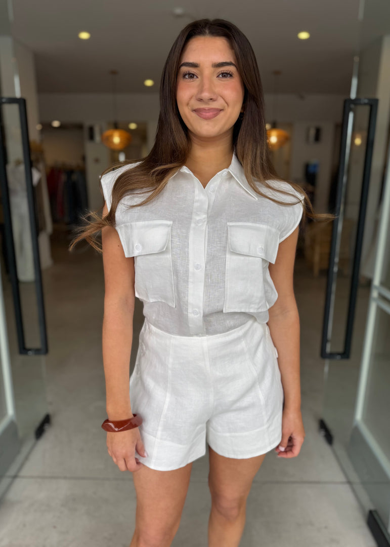 WELLINGTON SL SHIRT IVORY