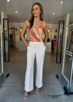 Load image into Gallery viewer, IRENA SIDE SPLIT PANT  RICE
