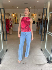 FLORENCE TOP RASPBERRY