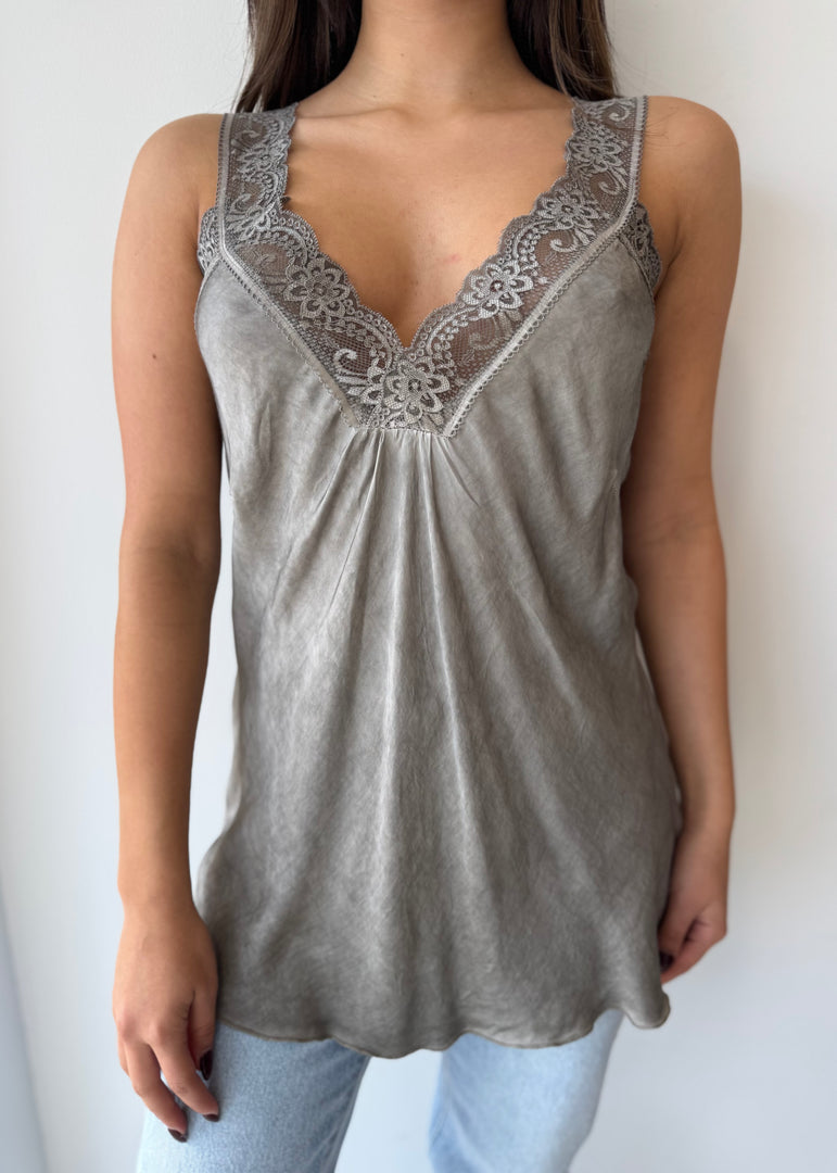 LACE CAMI * MUD