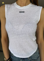 Load image into Gallery viewer, LABELS MOSS TANK - WHITE
