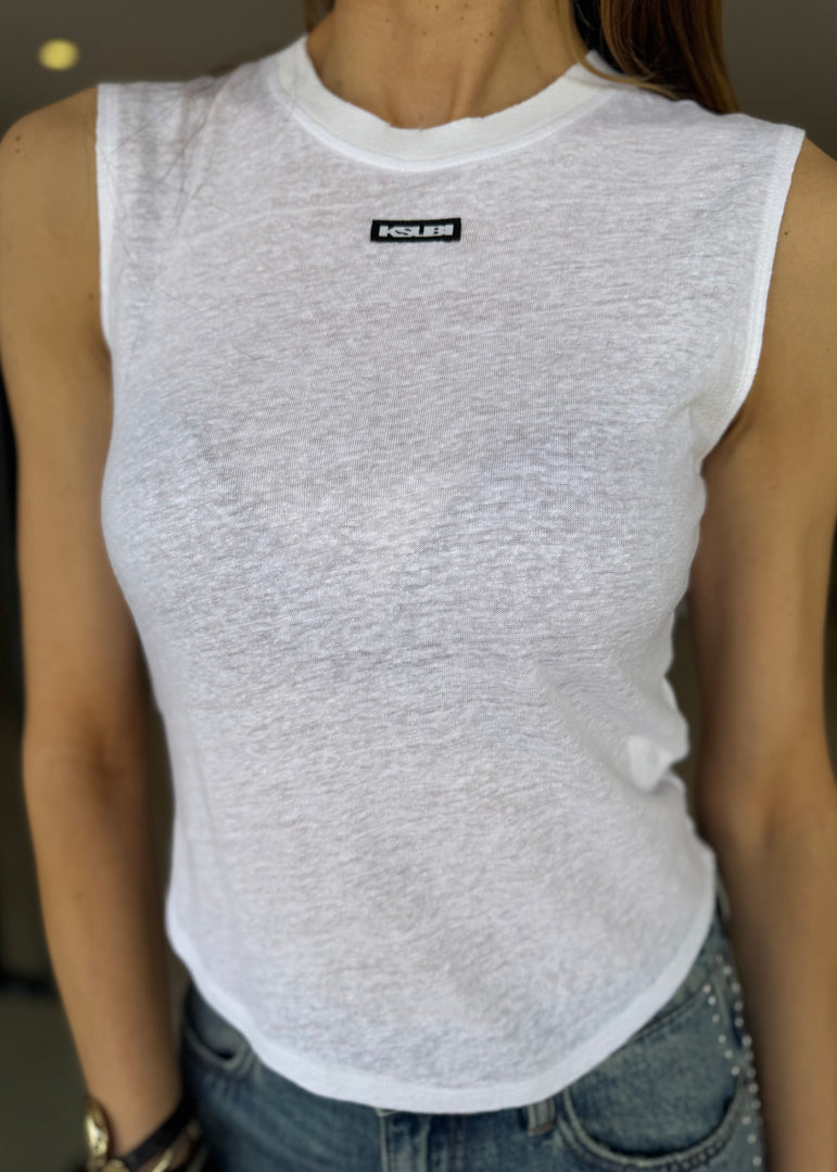 LABELS MOSS TANK - WHITE