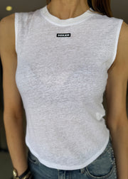 LABELS MOSS TANK - WHITE
