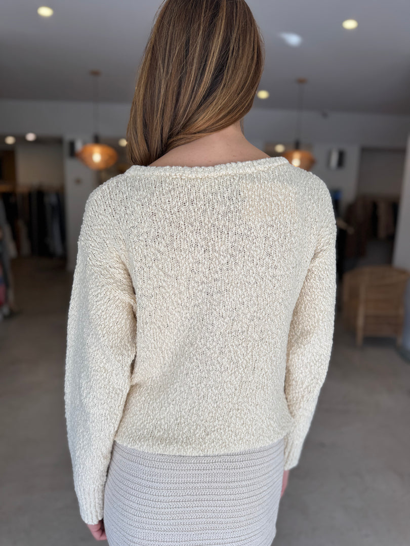 ALLURE SWEATER - CREAM