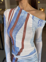 Load image into Gallery viewer, HUNTER MESH MINI DRESS
