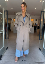 Load image into Gallery viewer, DILLEN TRENCH COAT - TAUPE
