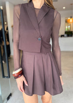 Load image into Gallery viewer, EASTON TAILORED MINI SKIRT
