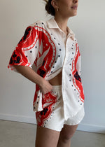 Load image into Gallery viewer, WESTERN SHORT SHIRT SET SAND JAFFA
