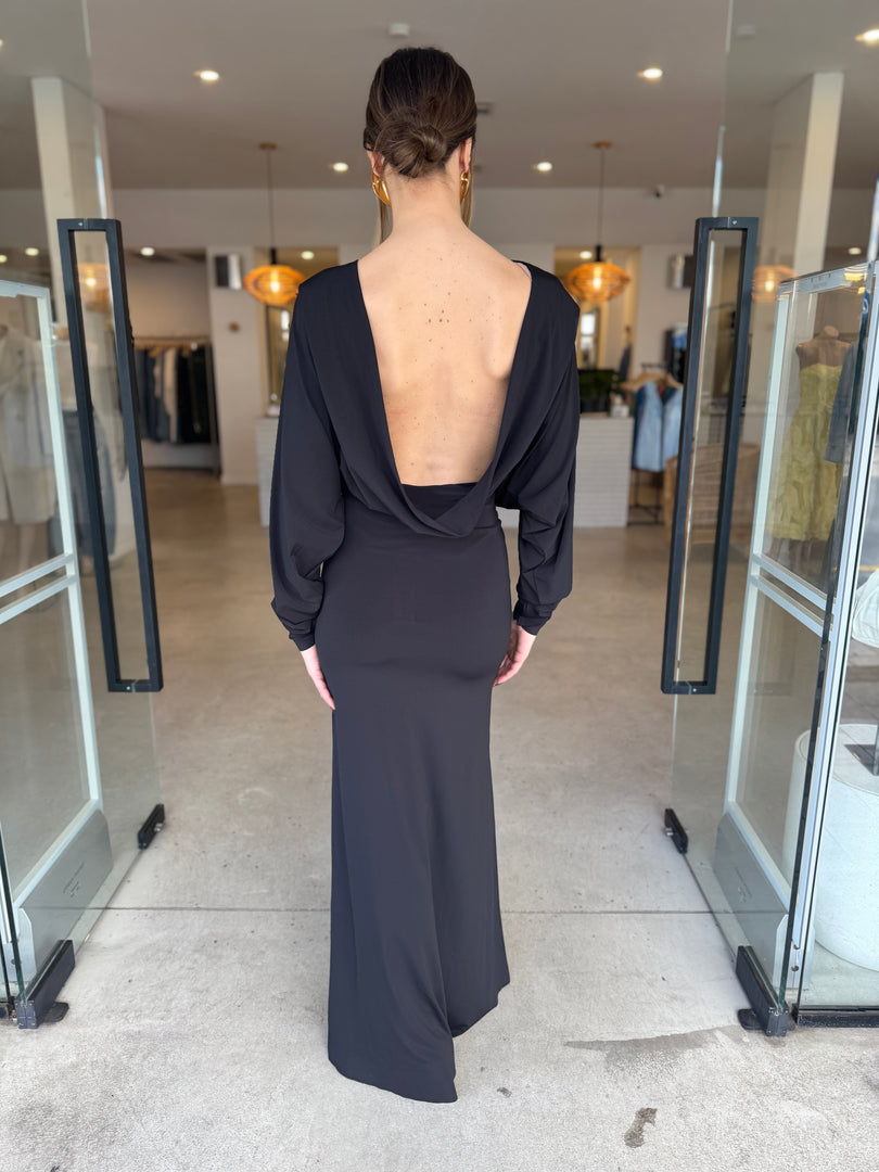 ZEPHYR DRESS - BLACK