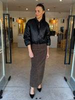 Load image into Gallery viewer, CECI BOMBER JACKET BLACK
