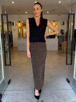 Load image into Gallery viewer, SHYLA SKIRT CHOCOLATE
