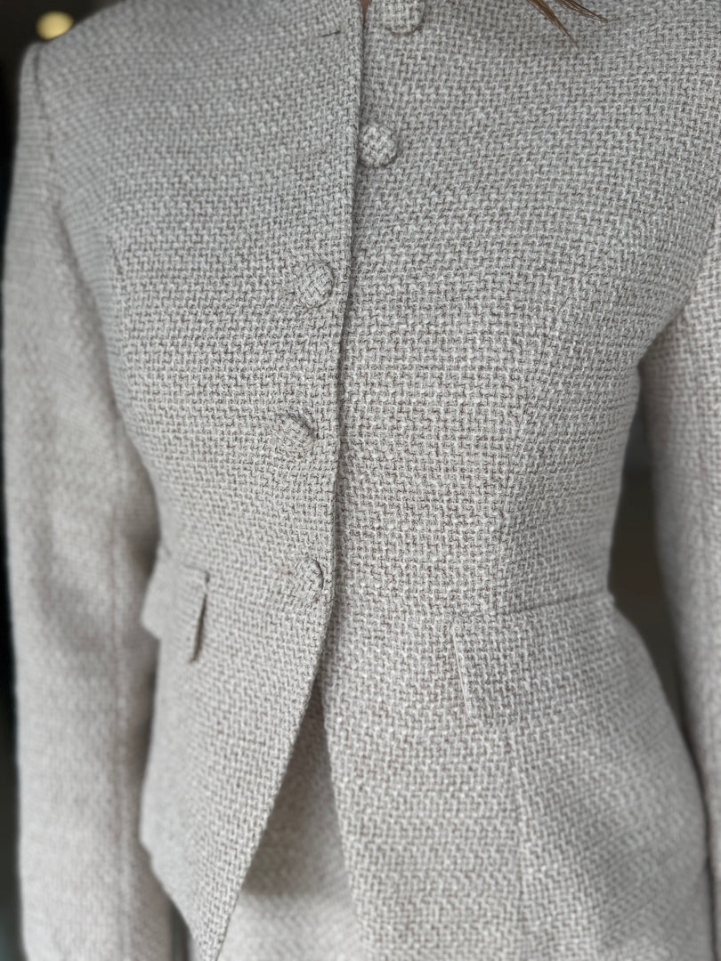 LEVIN TWEED BLAZER BEIGE