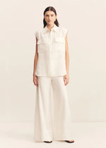 Load image into Gallery viewer, WELLINGTON SL SHIRT IVORY
