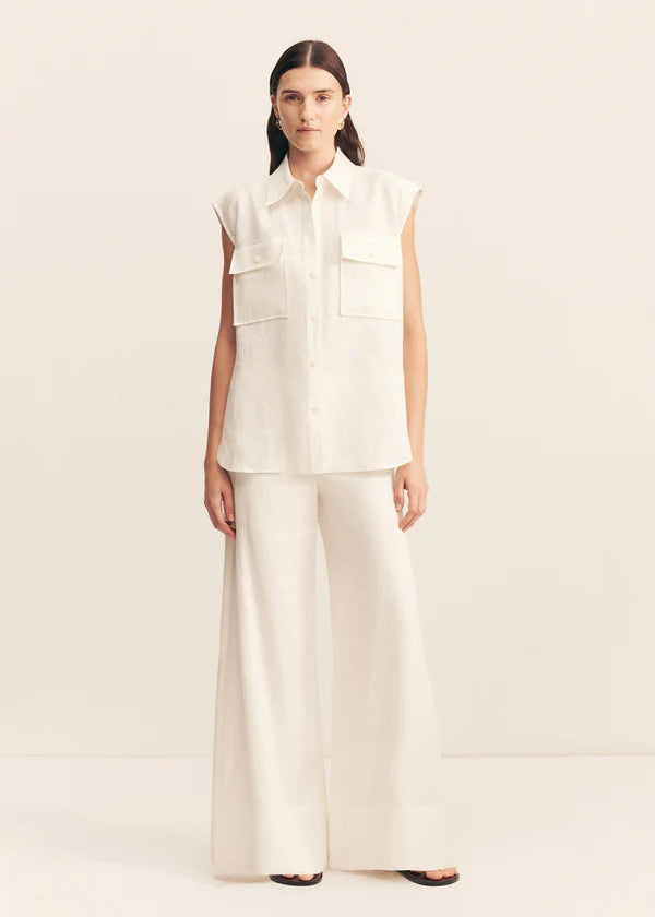 WELLINGTON SL SHIRT IVORY