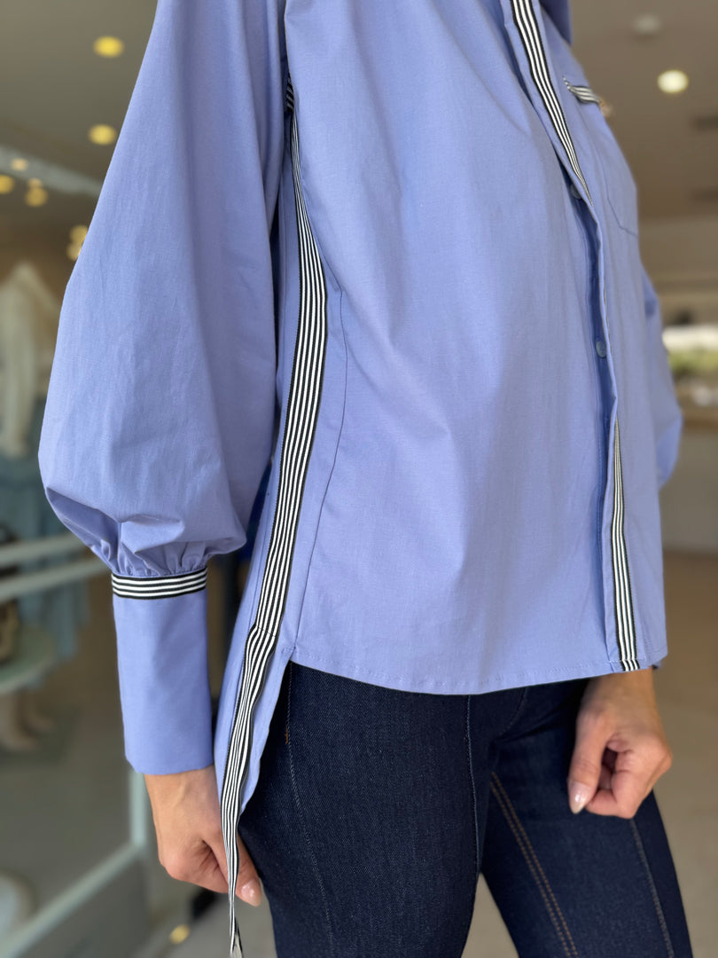 SHADOW IMAGE SHIRT - BLUE