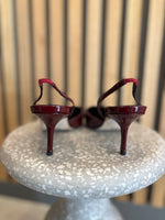 Load image into Gallery viewer, YOKO SLINGBACK HEEL WINE
