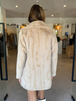 Load image into Gallery viewer, NADIA FUR COAT - LATTE
