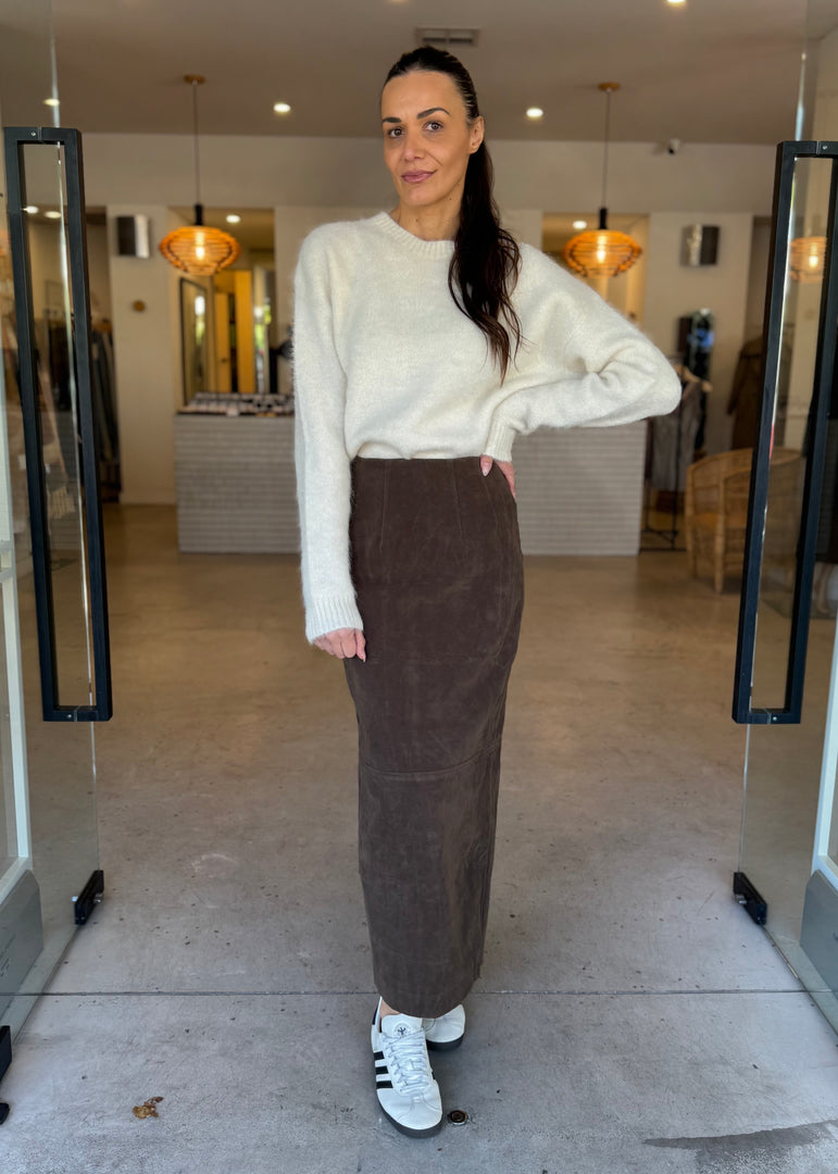 SHYLA SKIRT CHOCOLATE