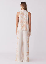 Load image into Gallery viewer, LOLITA TOP ECRU FLORAL

