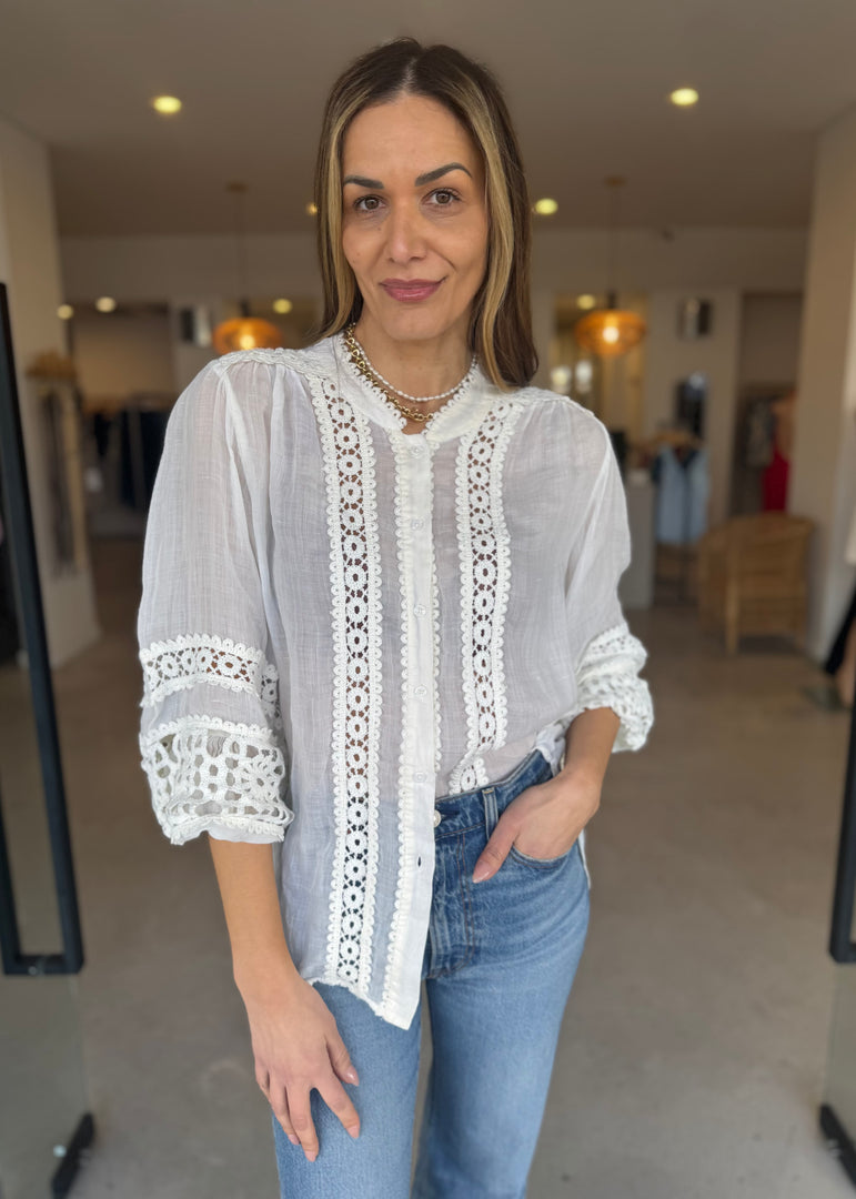 MONIQUE BLOUSE - IVORY