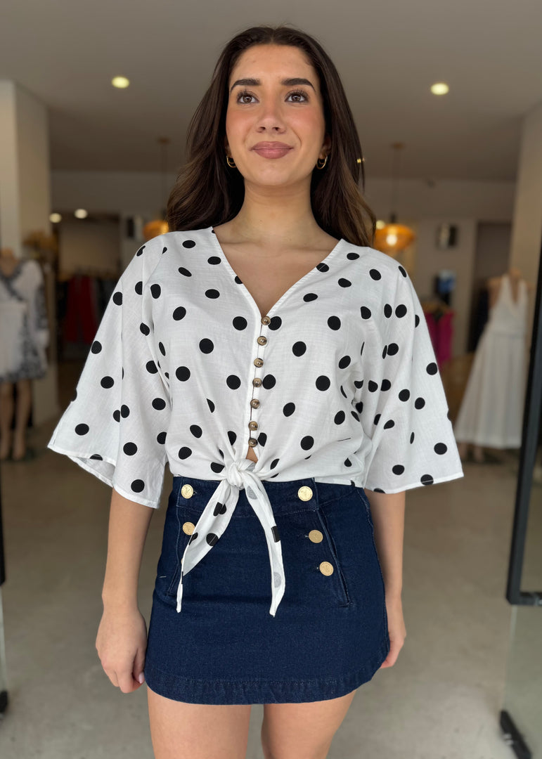 JUNE V NECK TOP