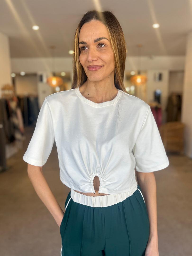 DAWSON RING TEE - WHITE