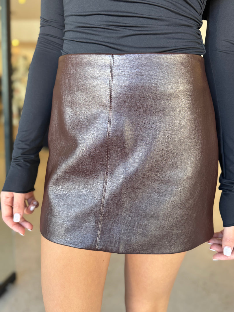 SCYLLA SKIRT BURGUNDY