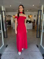 Load image into Gallery viewer, DEIJA OS MAXI DRESS - STRAWBERRY
