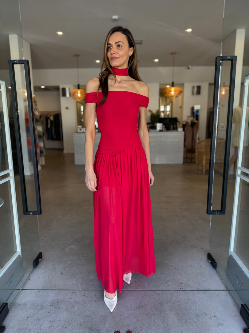 DEIJA OS MAXI DRESS - STRAWBERRY