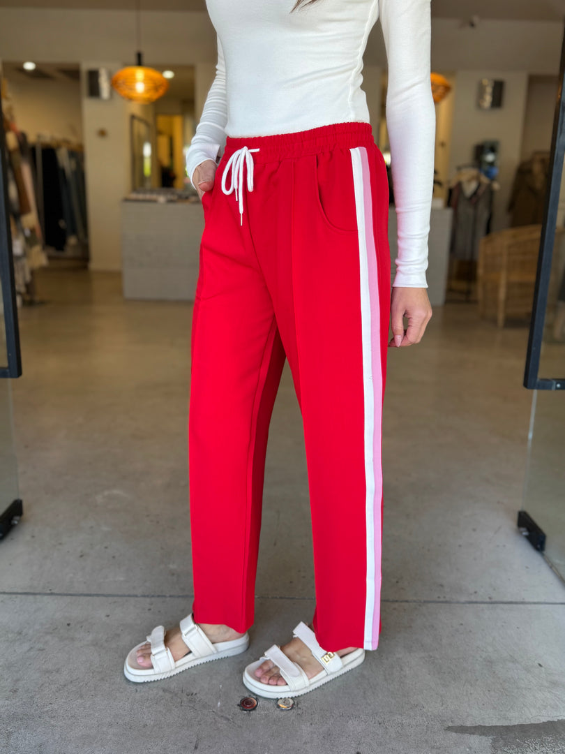 CASSIS TROUSER - RED