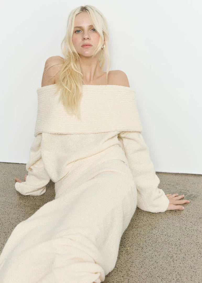 SANNA OS SWEATER - CREAM