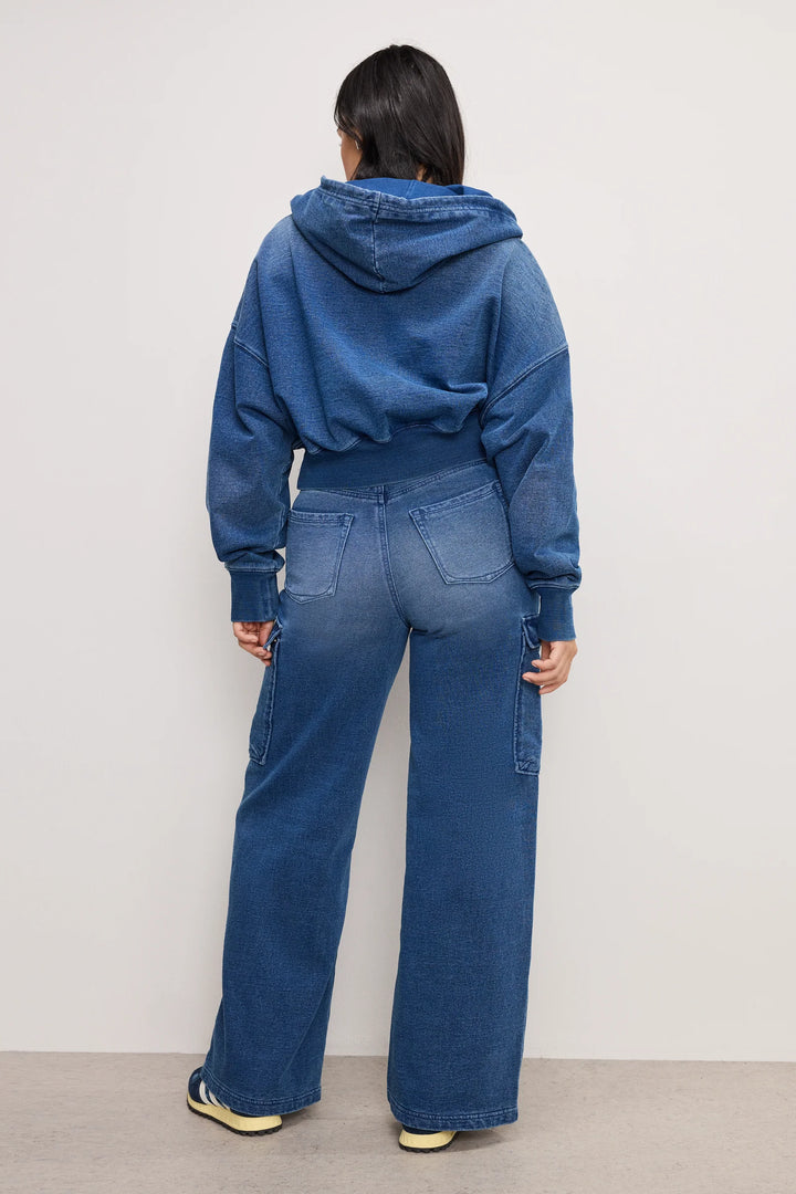 JEANIUS ZIP UP HOODIE
