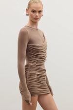 Load image into Gallery viewer, KANANI MINI DRESS - CLAY
