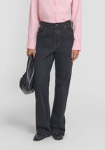 Load image into Gallery viewer, HUTCHENCE JEAN - WASHED BLACK
