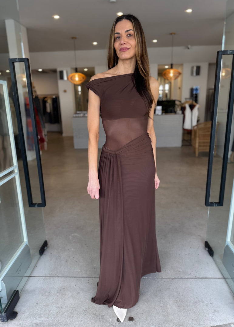 SISAL DRESS ESPRESSO