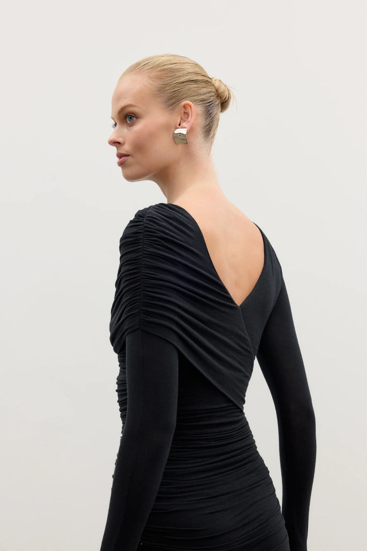 KAI MINI DRESS - SHADOW