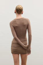 Load image into Gallery viewer, KANANI MINI DRESS - CLAY
