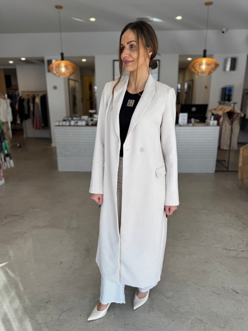 JULES LONGLINE BLAZER - OFF WHITE