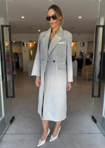 Load image into Gallery viewer, ISLA WOOL COAT - GREY OMBRE
