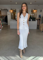 Load image into Gallery viewer, SARANDON SKIRT SET - WHITE
