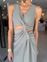 Load image into Gallery viewer, AZZURA DRESS - SAGE

