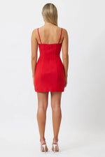 Load image into Gallery viewer, MAGNOLIA MINI DRESS - RED